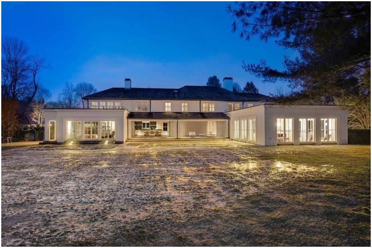 traditional modern mansion white