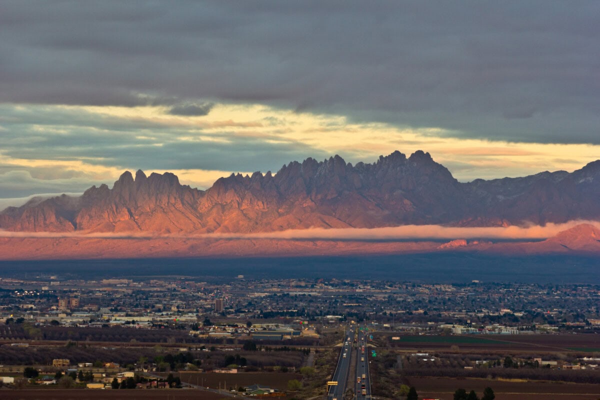 organ mountain and las cruces at sunset_shutterstock