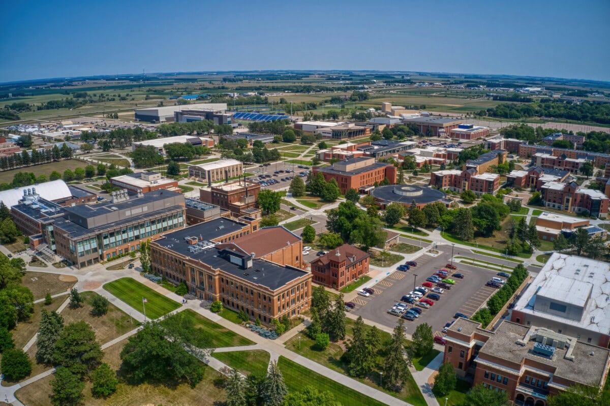 brookings south dakota aerial _shutterstock