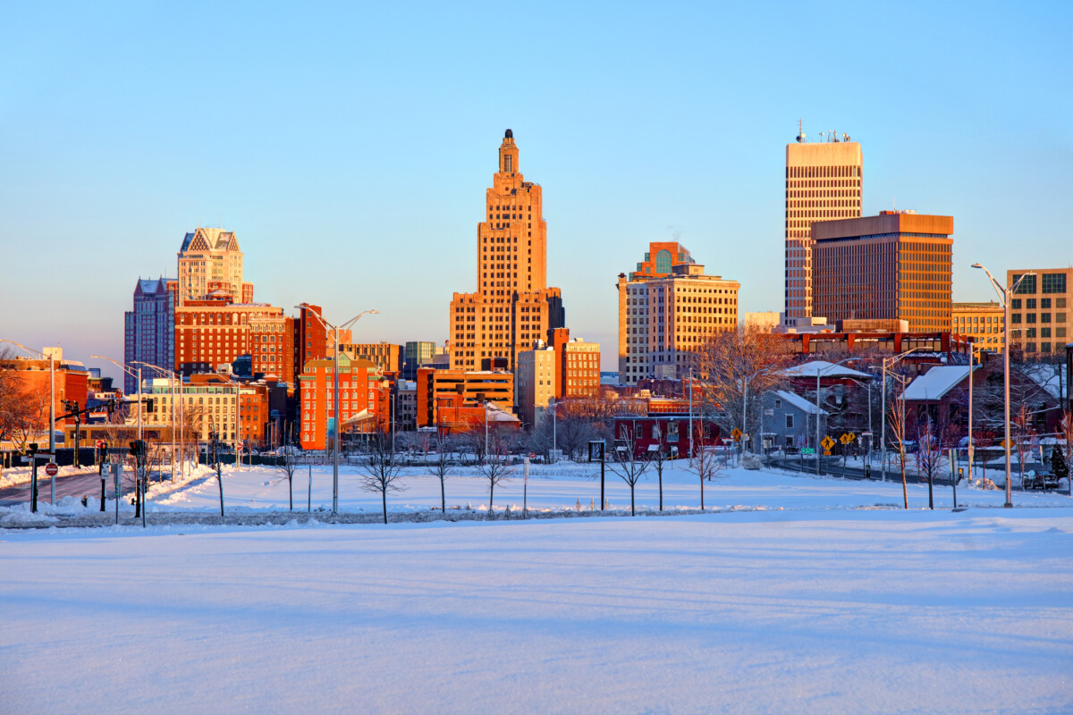 Winter in Providence, Rhode Island