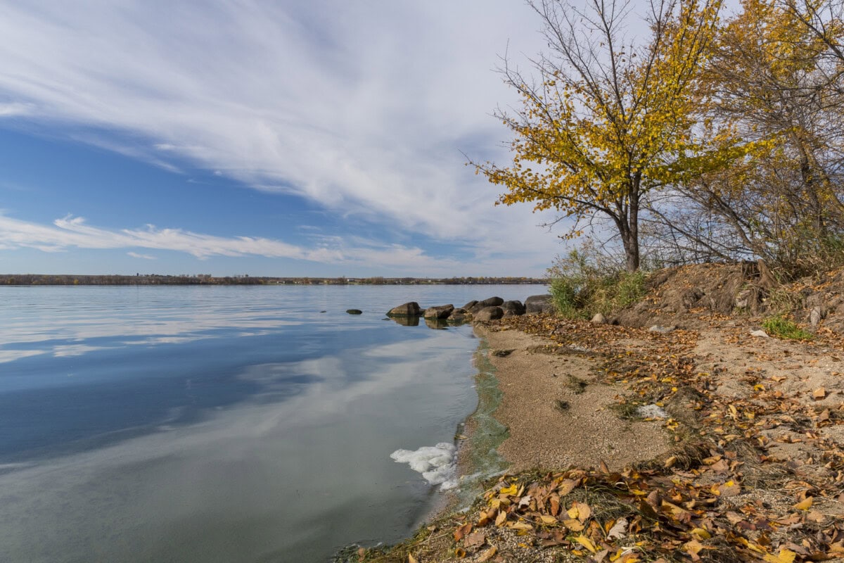 shores of Big Stone Lake in South Dakota
