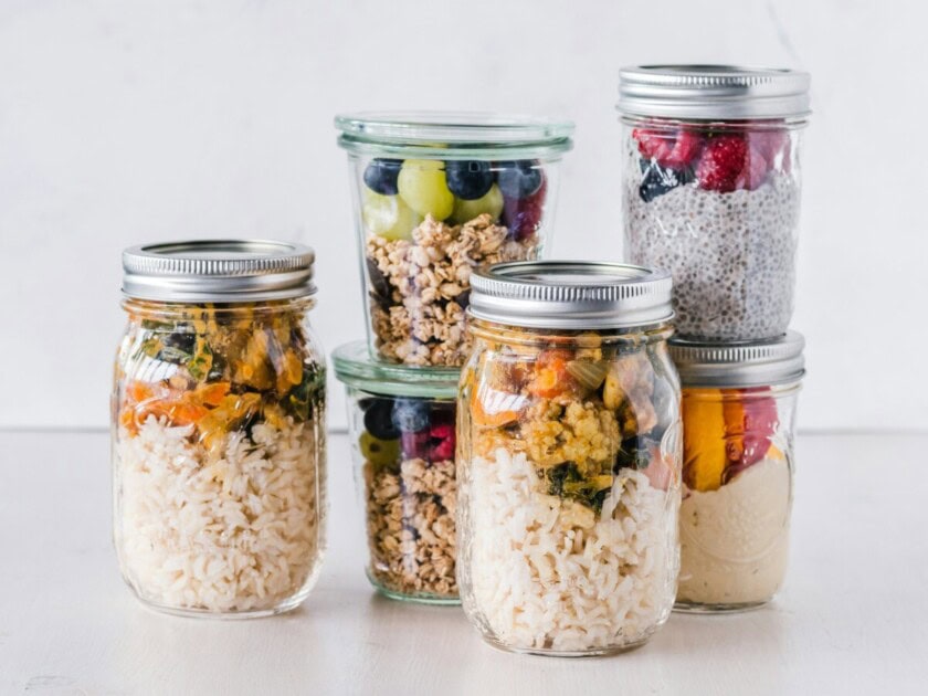 Meal prep is a great addition to your reset day at home