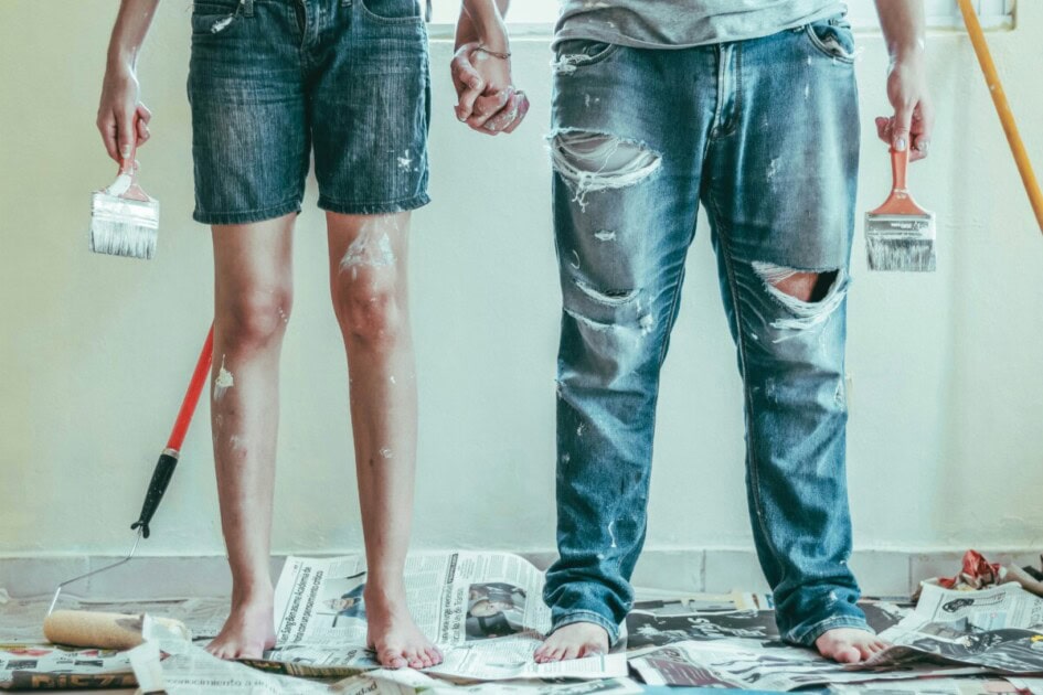 Adding a fresh coat of paint makes the inside of a home feel more polished.