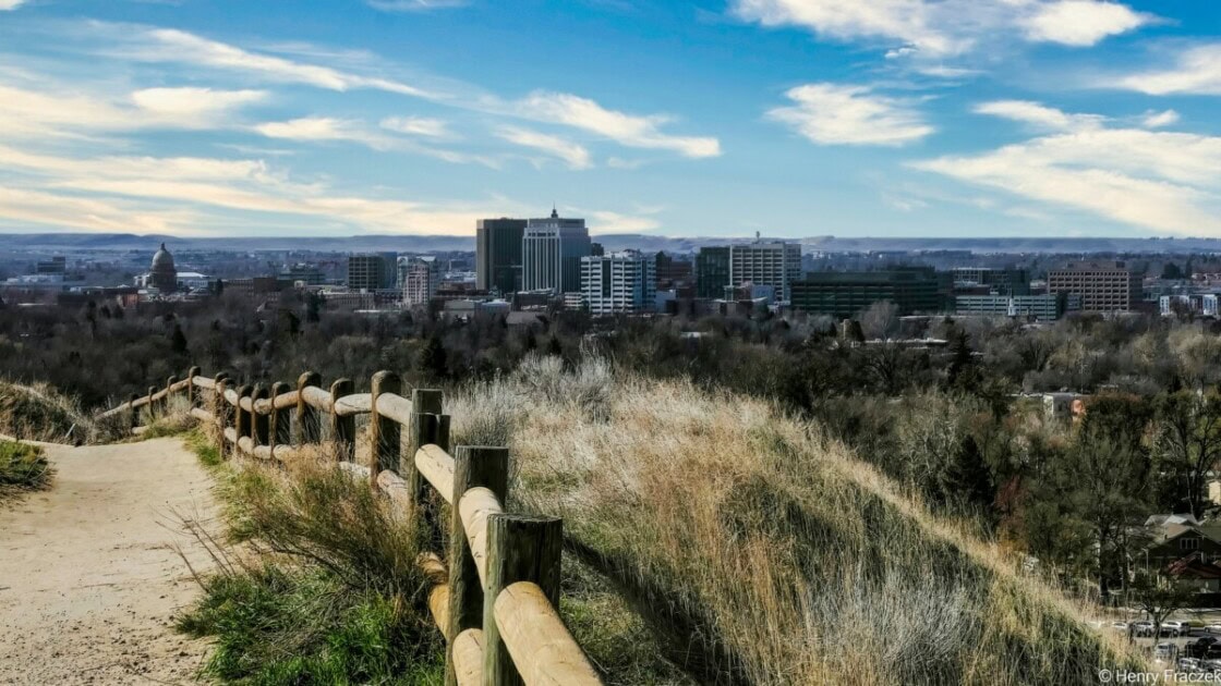 Camel's Back Park in the North End neighborhood of Boise