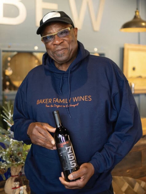 Dusty Baker pictured at a winery
