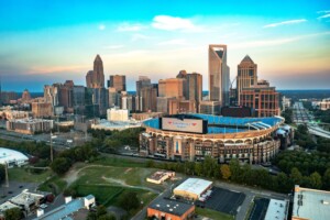 view of charlotte nc city