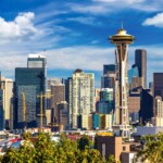 skyline high rises apartments and condos and homes in seattle wa