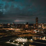downtown houston at night